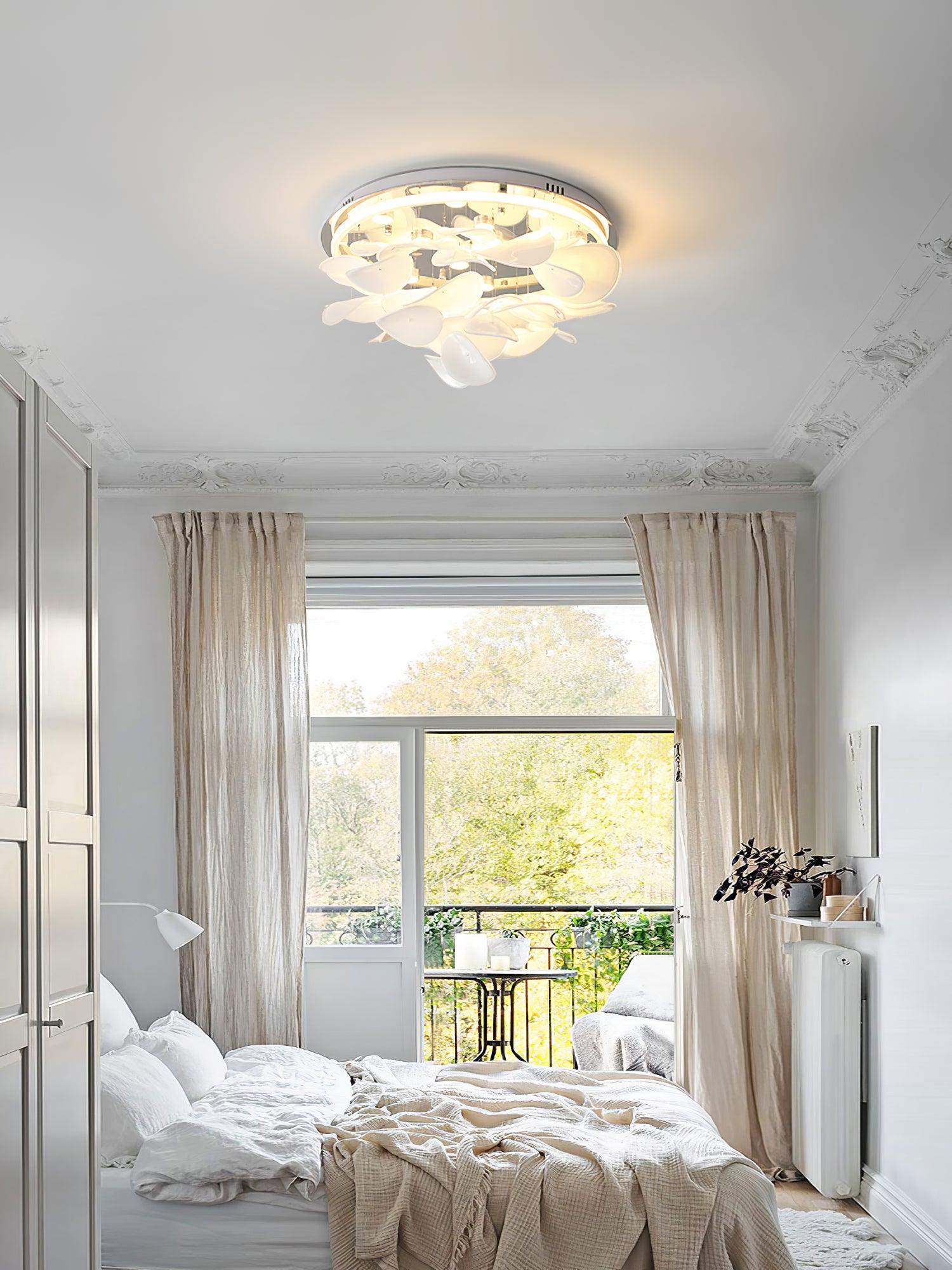 French Radici Petal Ceiling Lamp