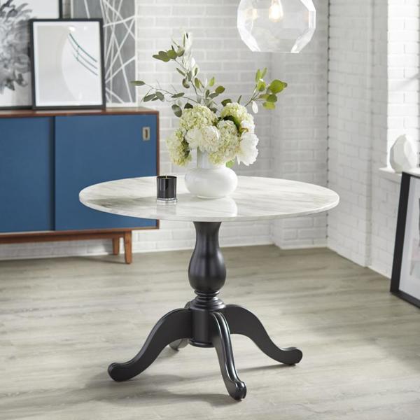 angelo:HOME Dining Table - Enna (black base)