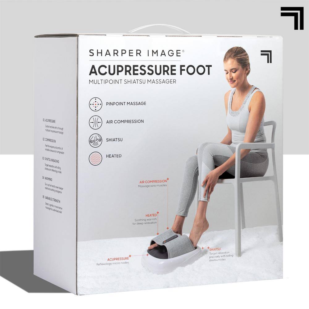 Sharper Image 3-Speed Massager Acupoint Foot Multipoint Acupressure 1012646