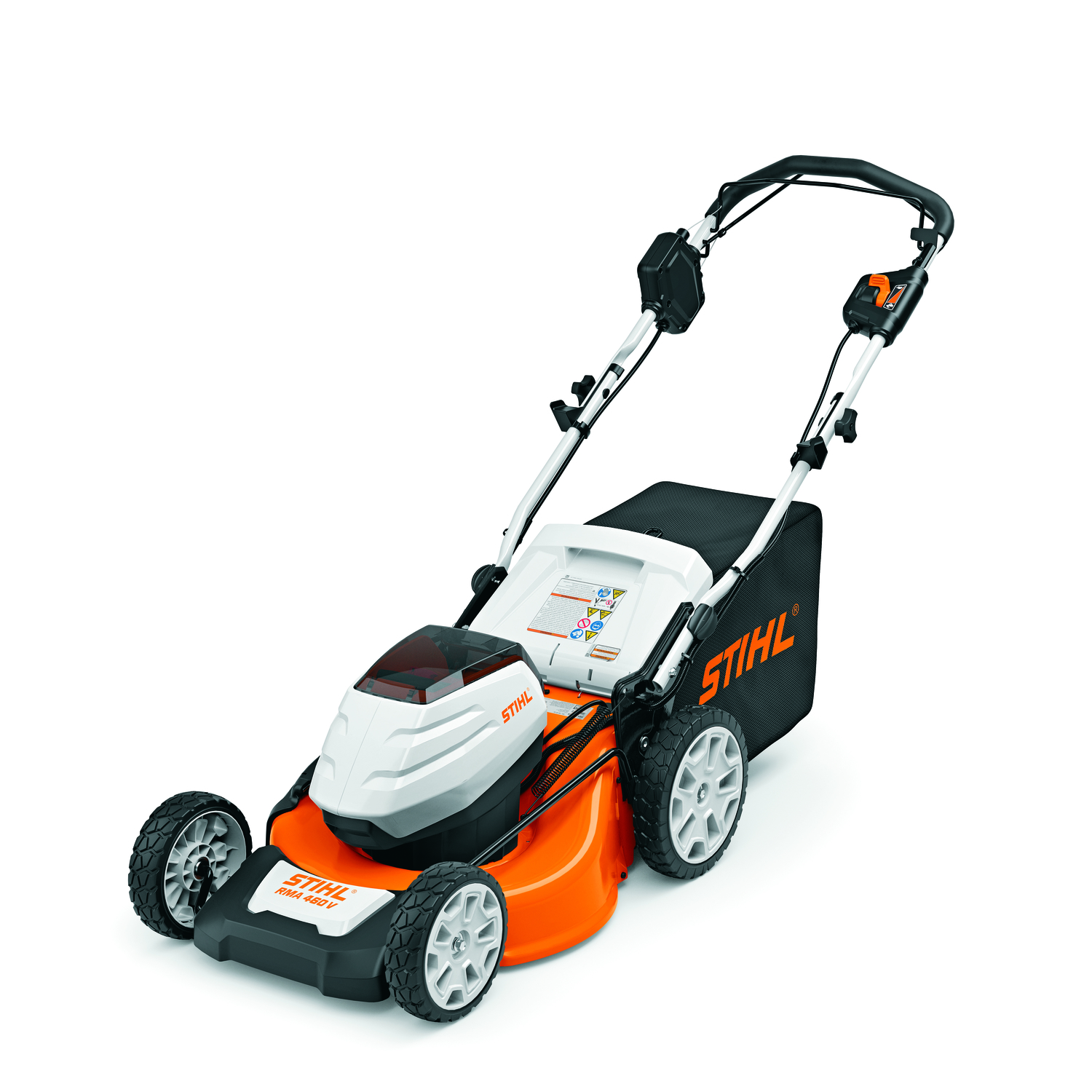 STIHL RMA 460 V 19 in. 36 V Battery Self-Propelled Lawn Mower Kit (Battery \u0026 Charger)