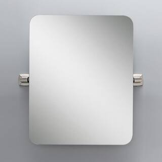 Delta Portwood 23 in. x 23 in. Single Tilt Mirror in SpotShield Brushed Nickel PWD69-BN