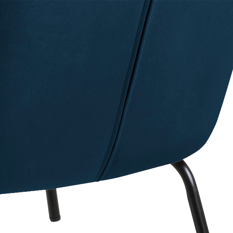 MONROE Lounge Chair - Navy Blue