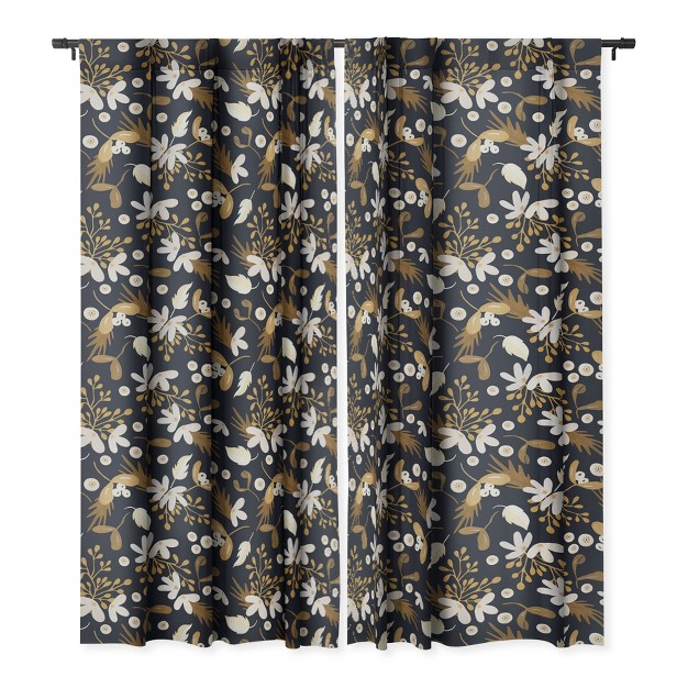 1pc Blackout Window Curtain Panel Deny Designs