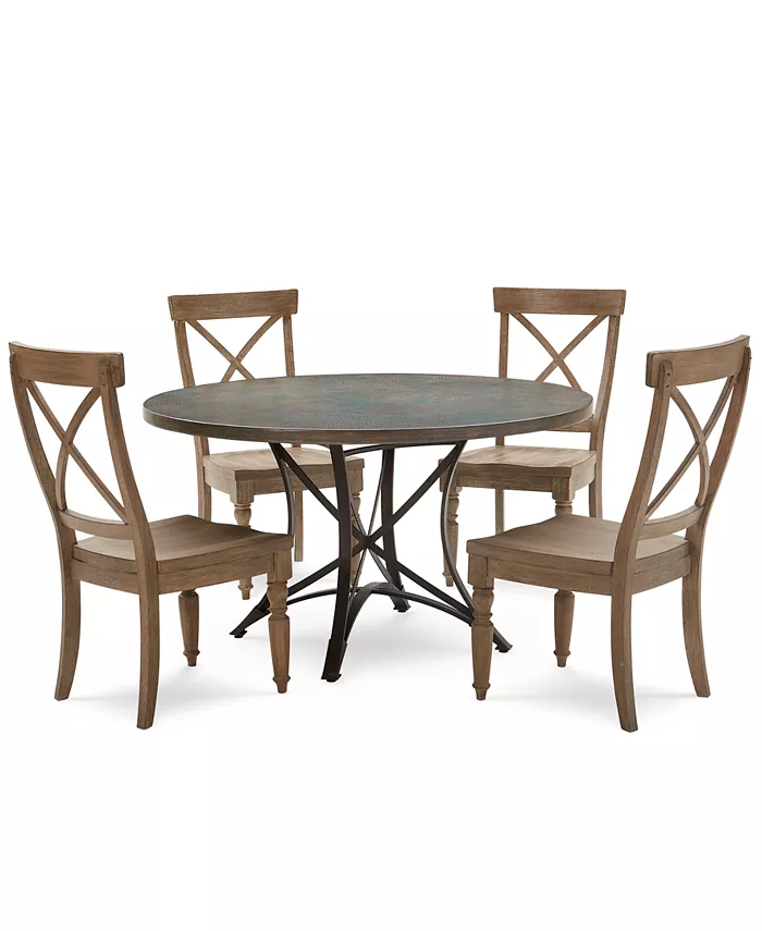 Furniture Laredo Copper Verde 54 Round Dining Table