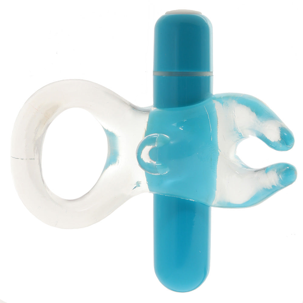 Play with Me Bull Vibrating C-Ring in Blue