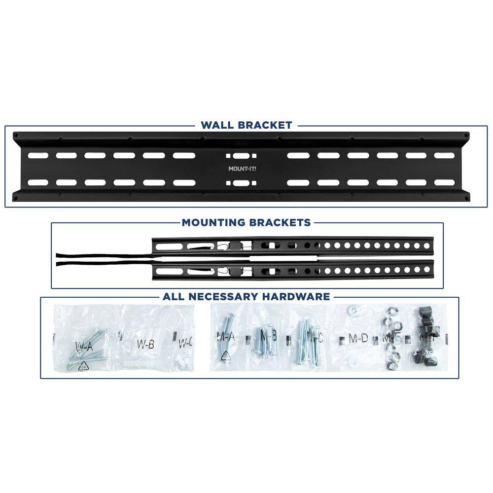 mount-it! Fixed TV Wall Mount for 37 in. to 70 in. Screens MI-13050XL