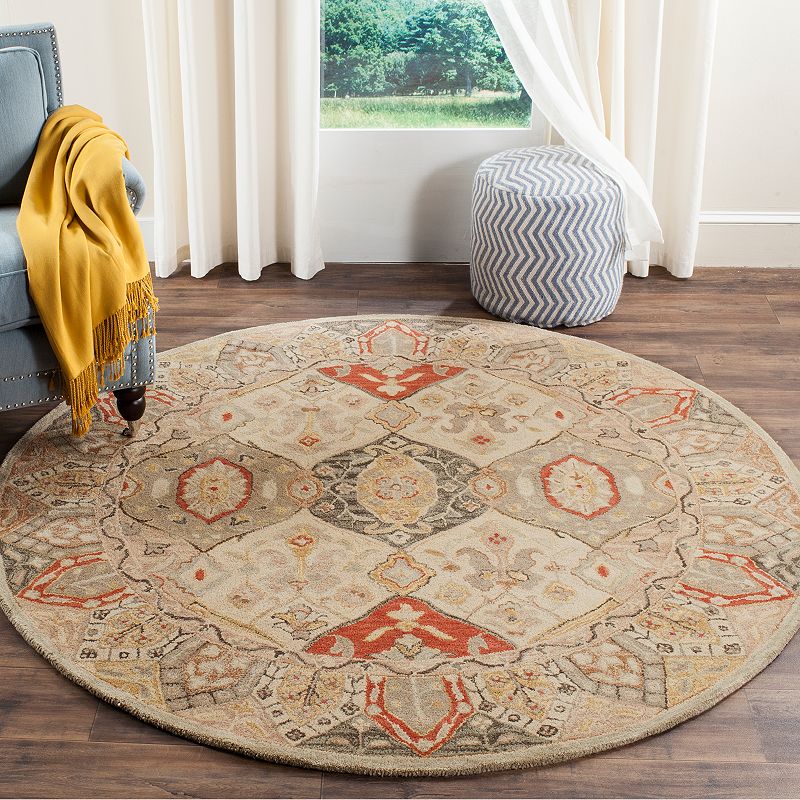 Safavieh Antiquity Victoria Framed Floral Wool Rug