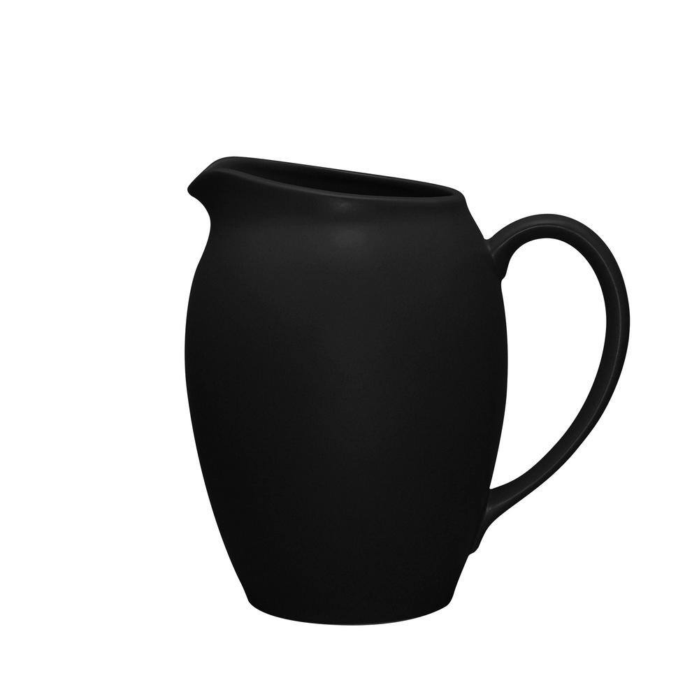 Noritake Colorwave Graphite Black Stoneware Pitcher 60 oz. 8034-902