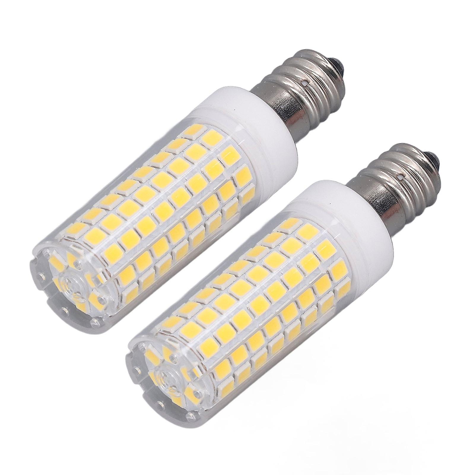 2 PCS LED Corn Bulb 102 LEDs 10W Dimmable PC Ceramic Energy Saving E12 Bulb for Home Lighting AC 100 to 120V Natural Light