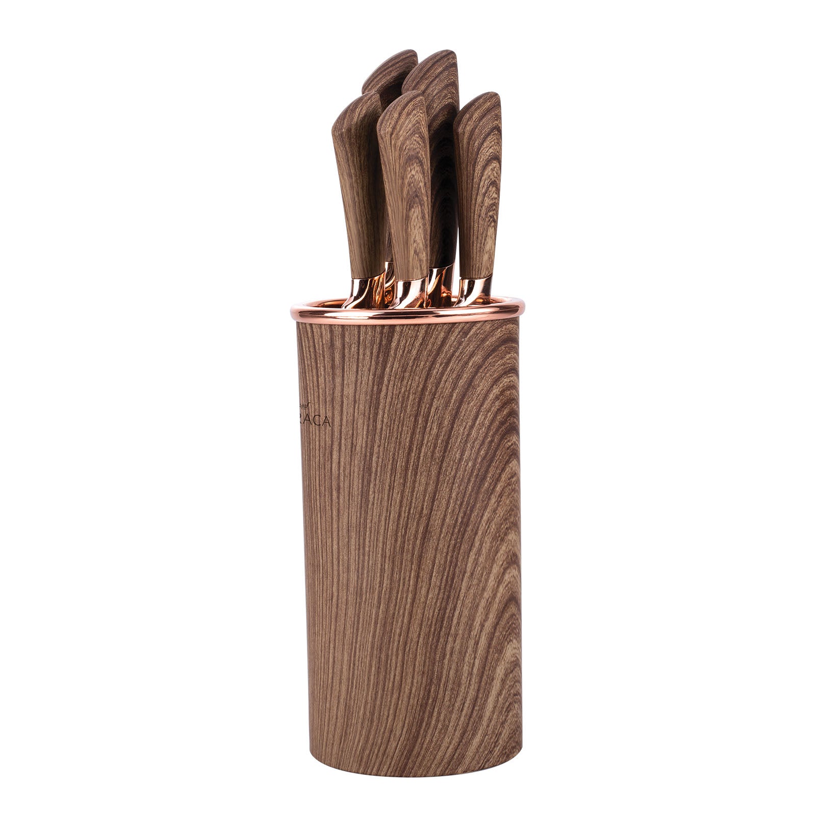 Karaca Wave Brown 6 Piece Knife Set 153.03.07.9430