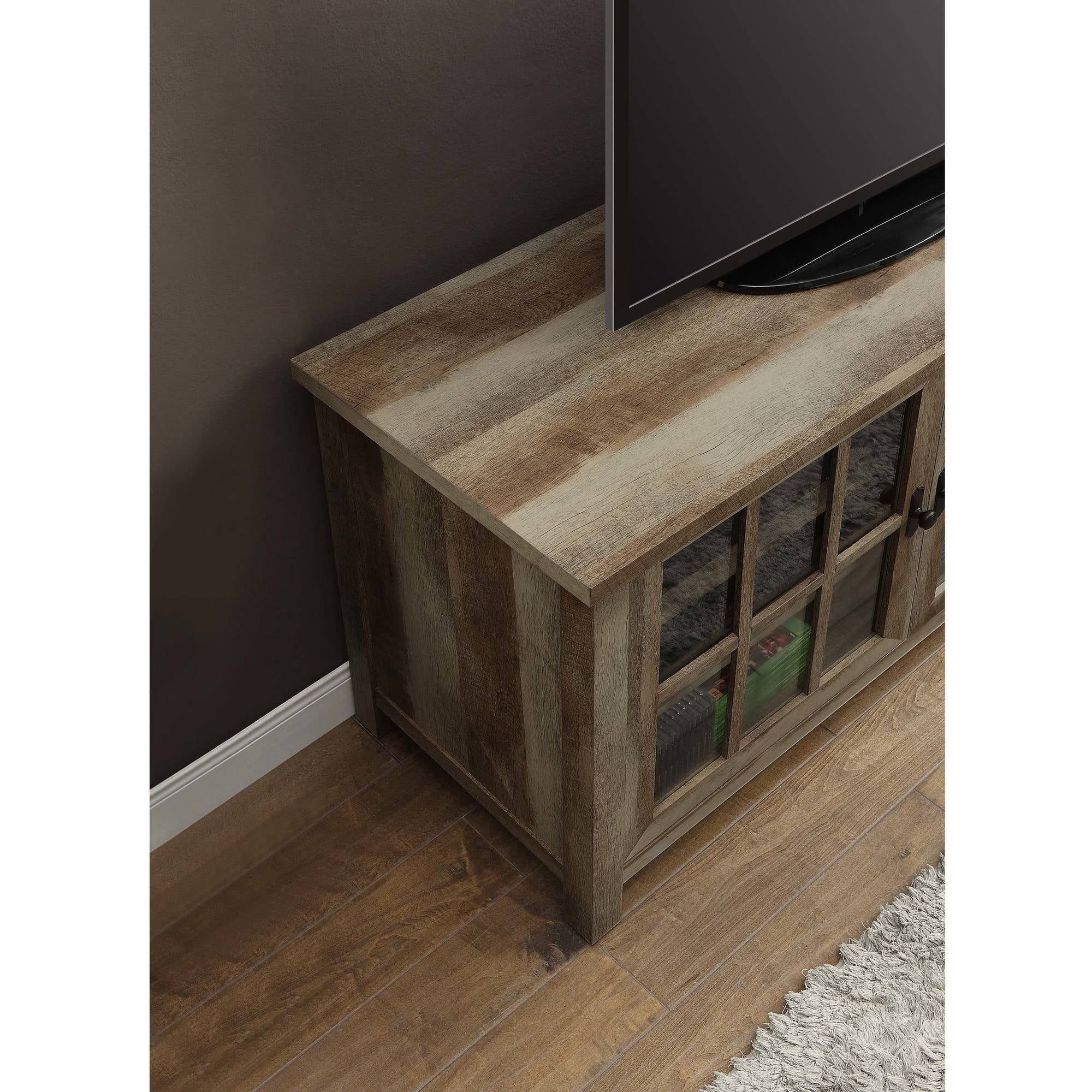 Better Homes & Gardens Oxford Square TV Stand for TVs up to 55, Rustic Brown