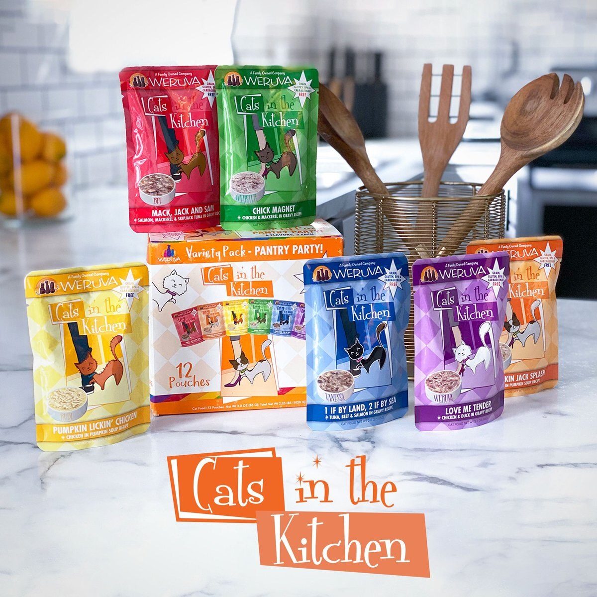 Weruva Cats in the Kitchen Pumpkin Lickin' Chicken in Pumpkin Soup Grain-Free Cat Food Pouches