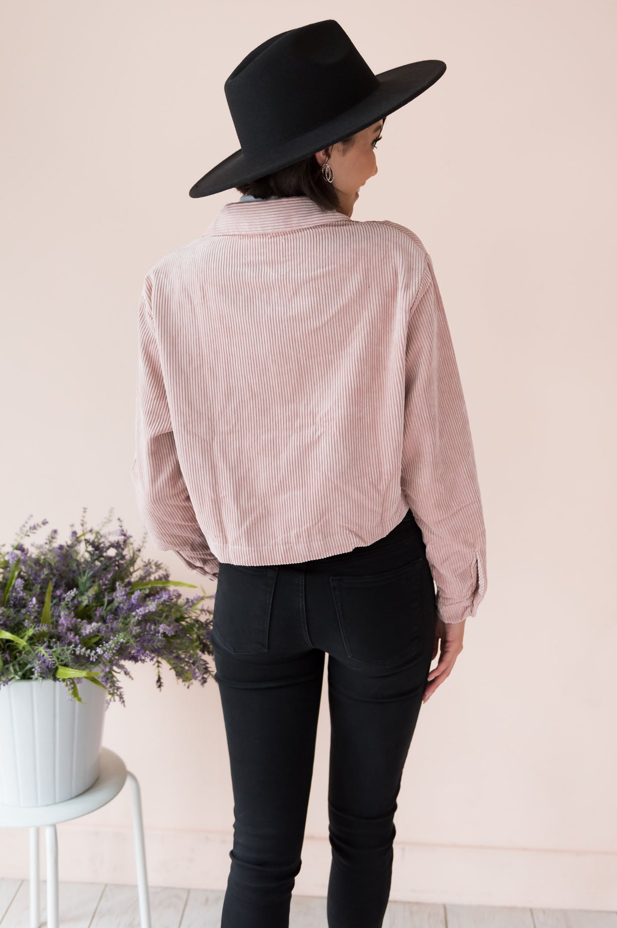 Trendy Vibes Modest Corduroy Jacket