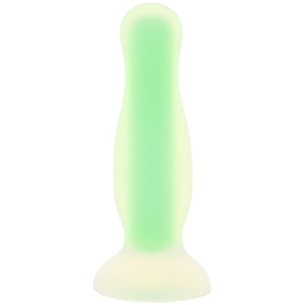 Luminous Glow In The Dark Large Butt Plug in Green