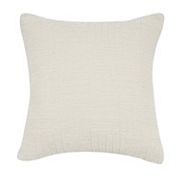 FRESHMINT Staggered Stripe Chenille Woven Jacquard Throw Pillow