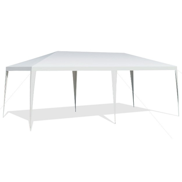 Tangkula 10 x27 x20 x27 Outdoor White Wedding Party Event Tent Gazebo Canopy Pavilion