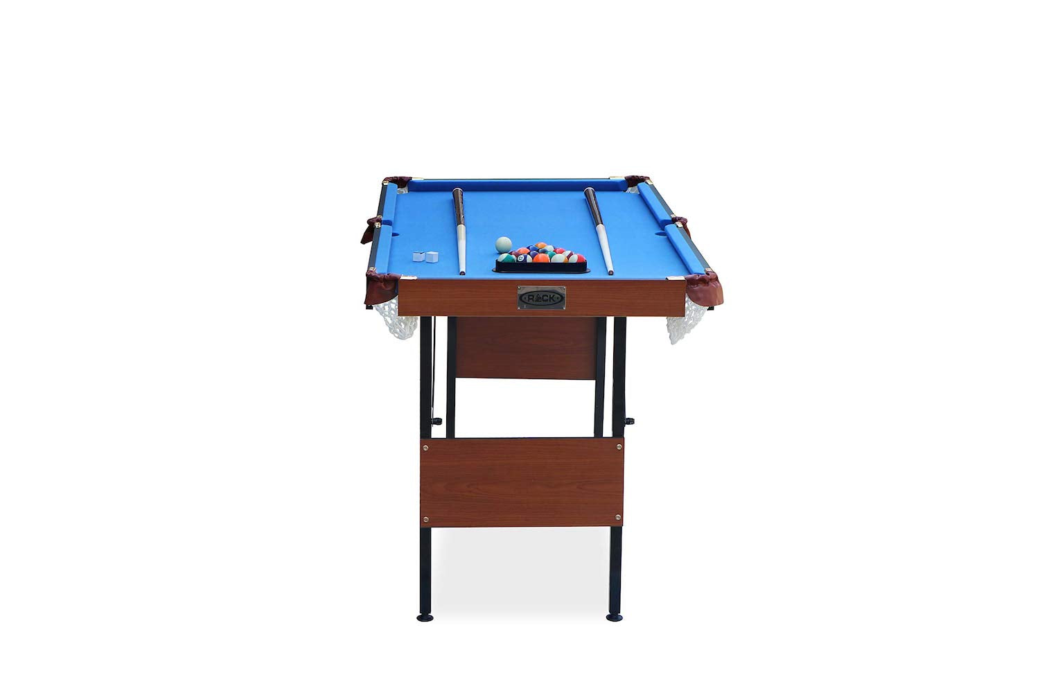 RACK Crucis 5.5-Foot Folding Billiard/Pool Table (Blue)