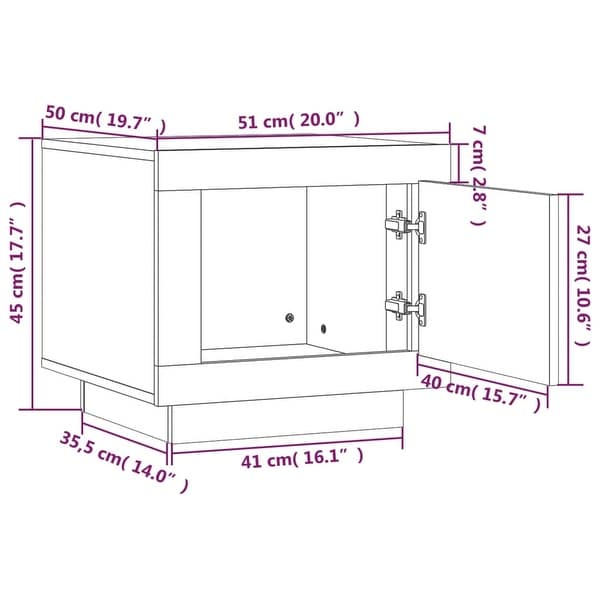 Coffee Table Sonoma Oak 20.1