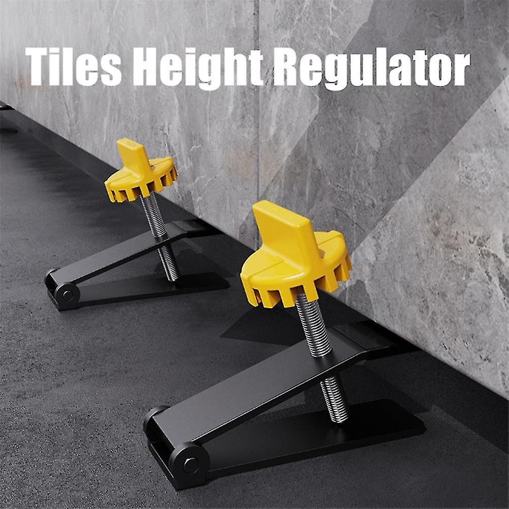 10pcs Set Manual Tile Locator Wall Tiles Height Regulator Adjustment Positioner Leveler Rising Cons