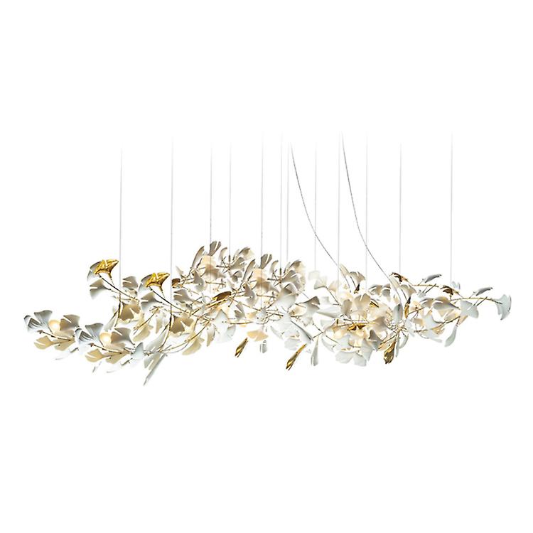 Phube Chandeliers With Porcelain Leaves Interior Branches Hanging Lighting