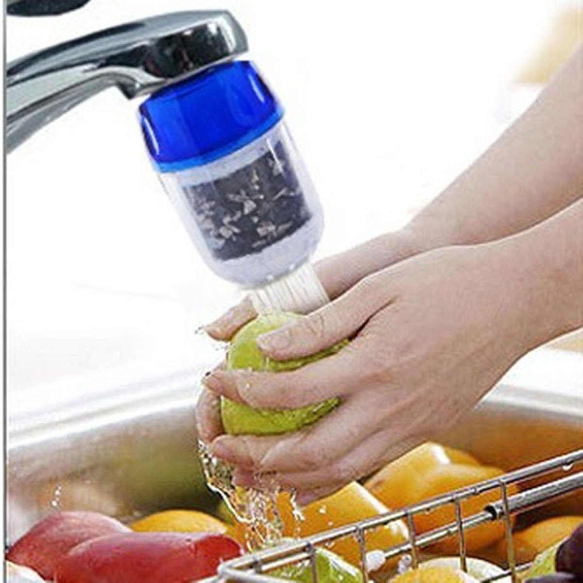 Activated Carbon Kitchen Tap Water Clean Purifier Filtration Filter Faucet