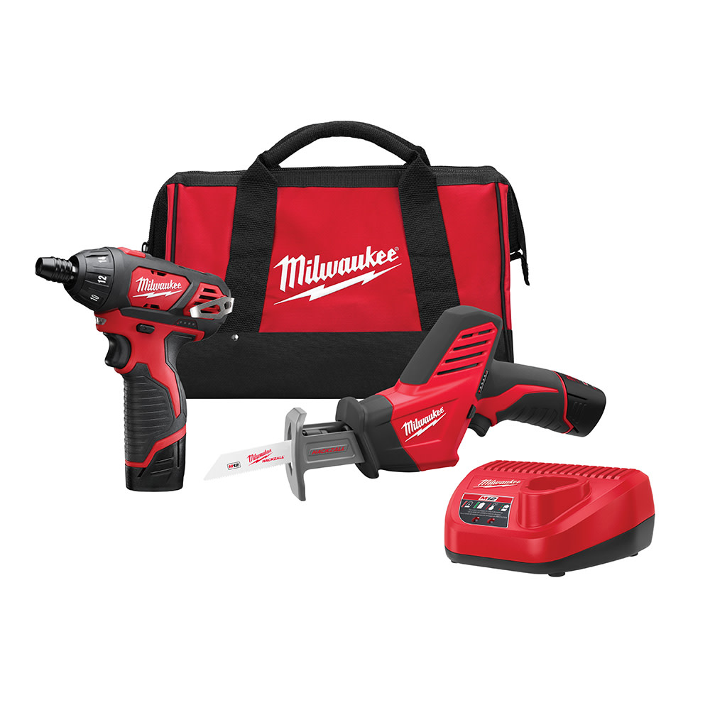 Milwaukee 12V COMBO SCREWDRIVER/HACKZALL 2490-22 from Milwaukee