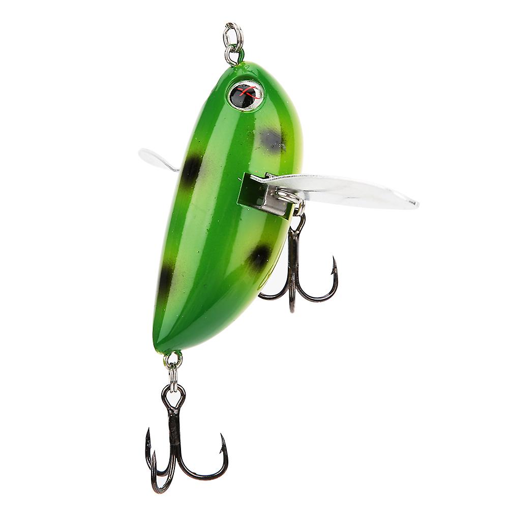 6cm/12.7g Abs Plastic Artificial Fishing Lure Gold Wing Bait Sea Hard Lures Fishing Tackle Accessory2#