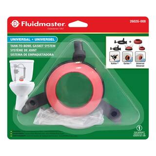 Fluidmaster Universal 2 in. Tank-to-Bowl Toilet Gasket System with Bolts 2602G-008-T5