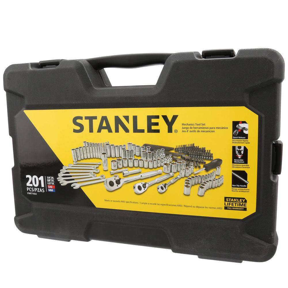 Stanley SAE  Metric Mechanics Tool Set (201-Piece) STMT71654