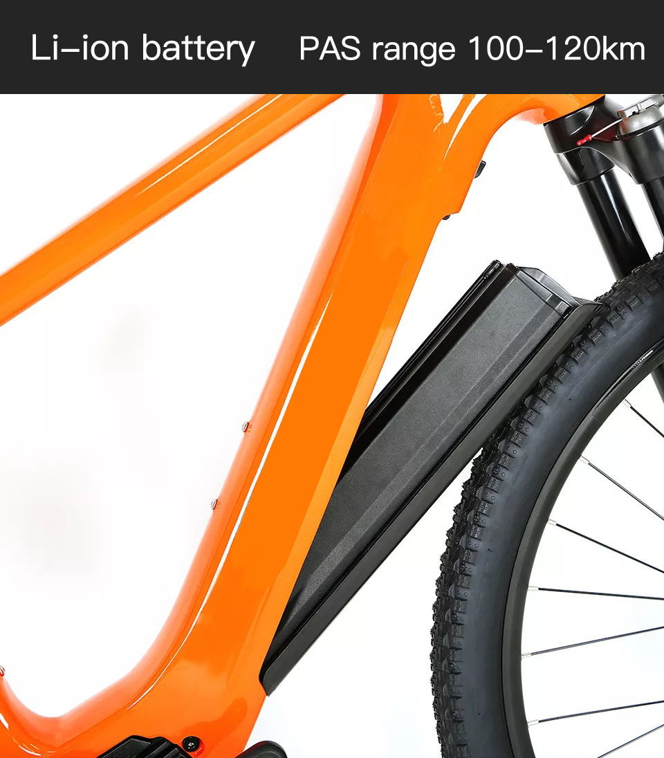 GALAXY ebike 36V 250W mid drive electric mtb full suspension electric cycle electric mountain bike