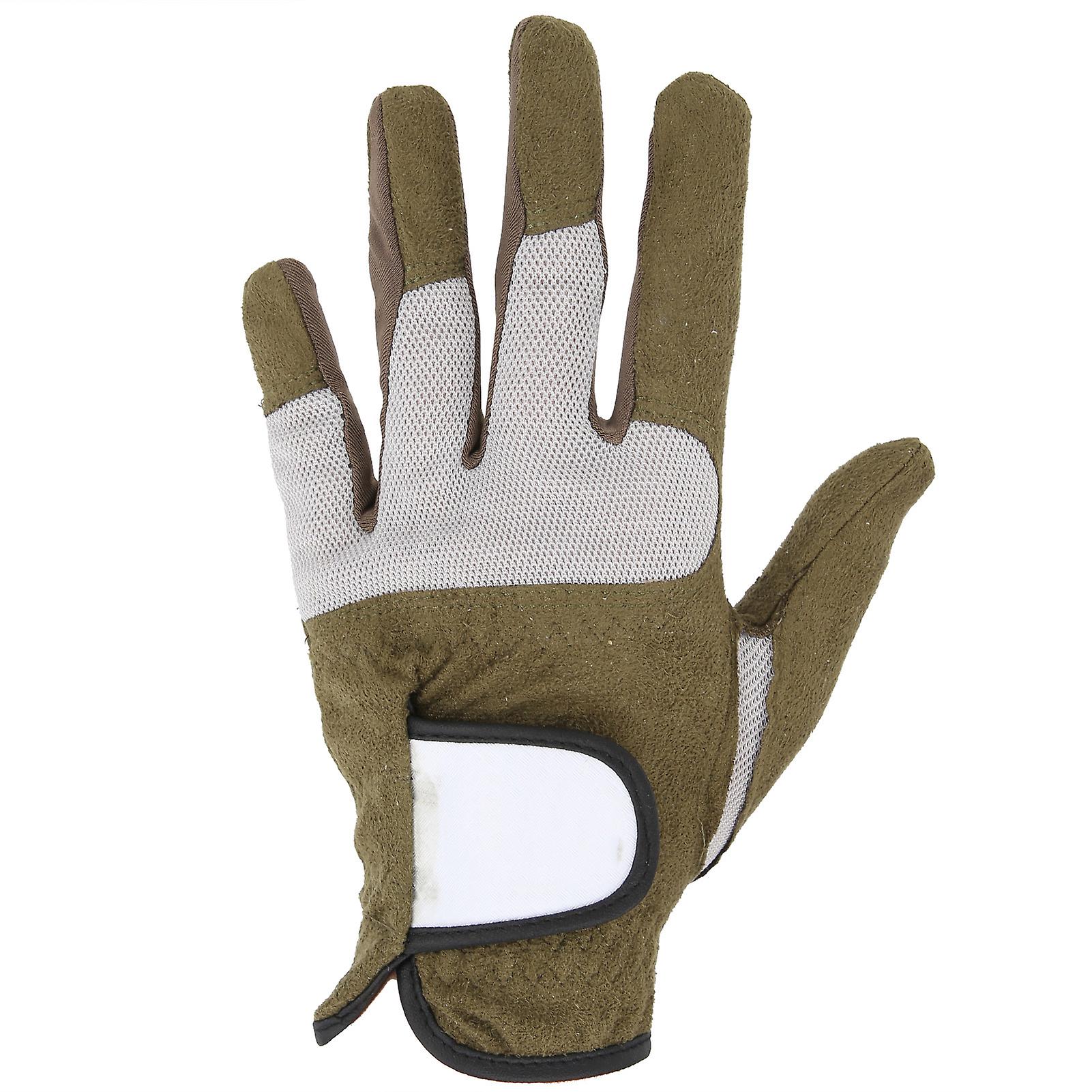 Men Golf Gloves Left Hand Microfiber Sweat Absorbent Soft Breathable Golf Gloves Army Green23#