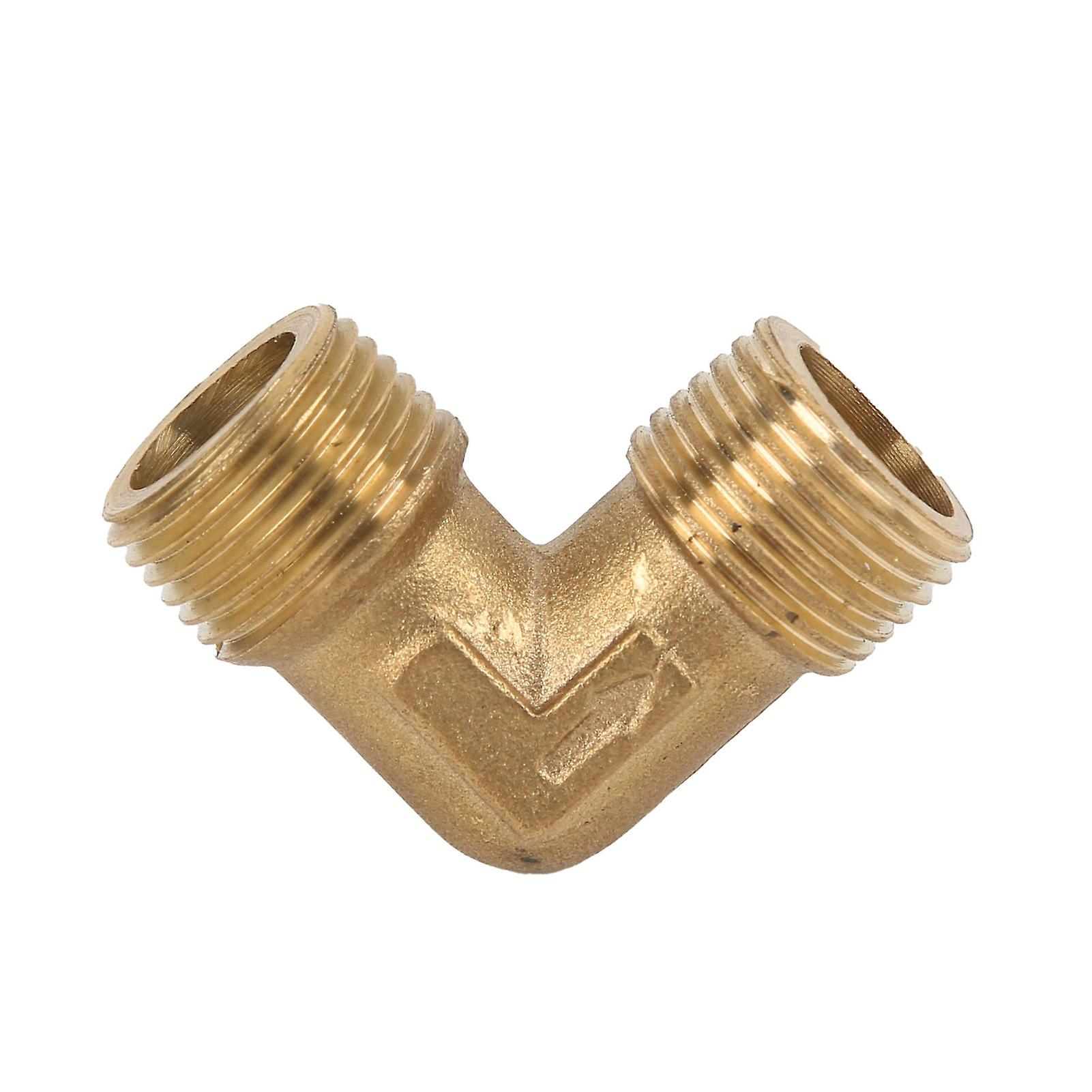 Right Angle Pipe Joint Brass Pump Check Valve Connection Elbow Air Compressor Fittings G3/8