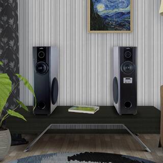 BEFREE SOUND 2.1-Channel Home Theater Bluetooth Powered Double Tower Speakers in Black 98595512M