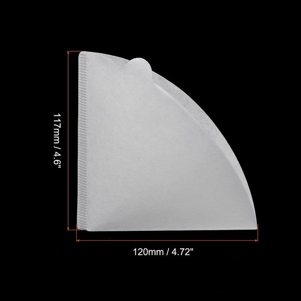 1-2 Cup Cone Coffee Filters 3.94x4.13 Inch for V60 Pack of 200