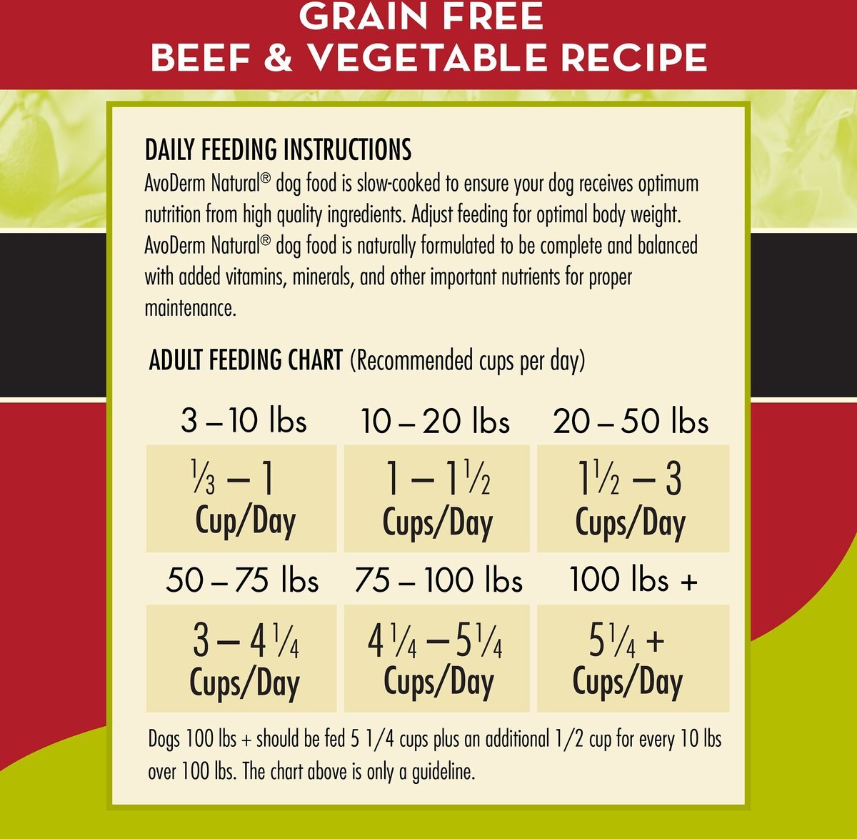 AvoDerm Beef and Vegetables Recipe Grain-Free Dry Dog Food