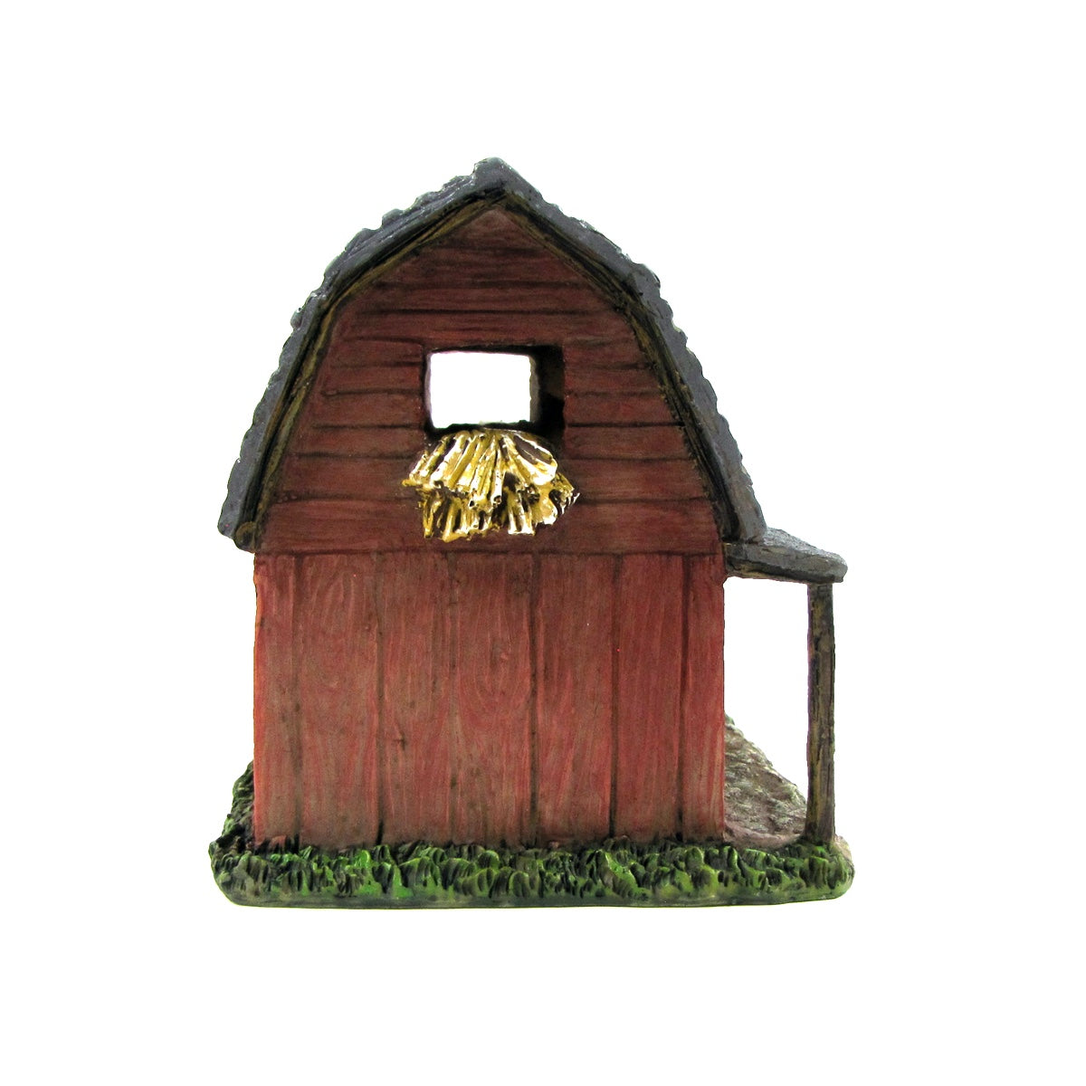 Miniature Red Barn Fairy Garden Accessory Dollhouse Farm Decor Outdoor Yard Ornament