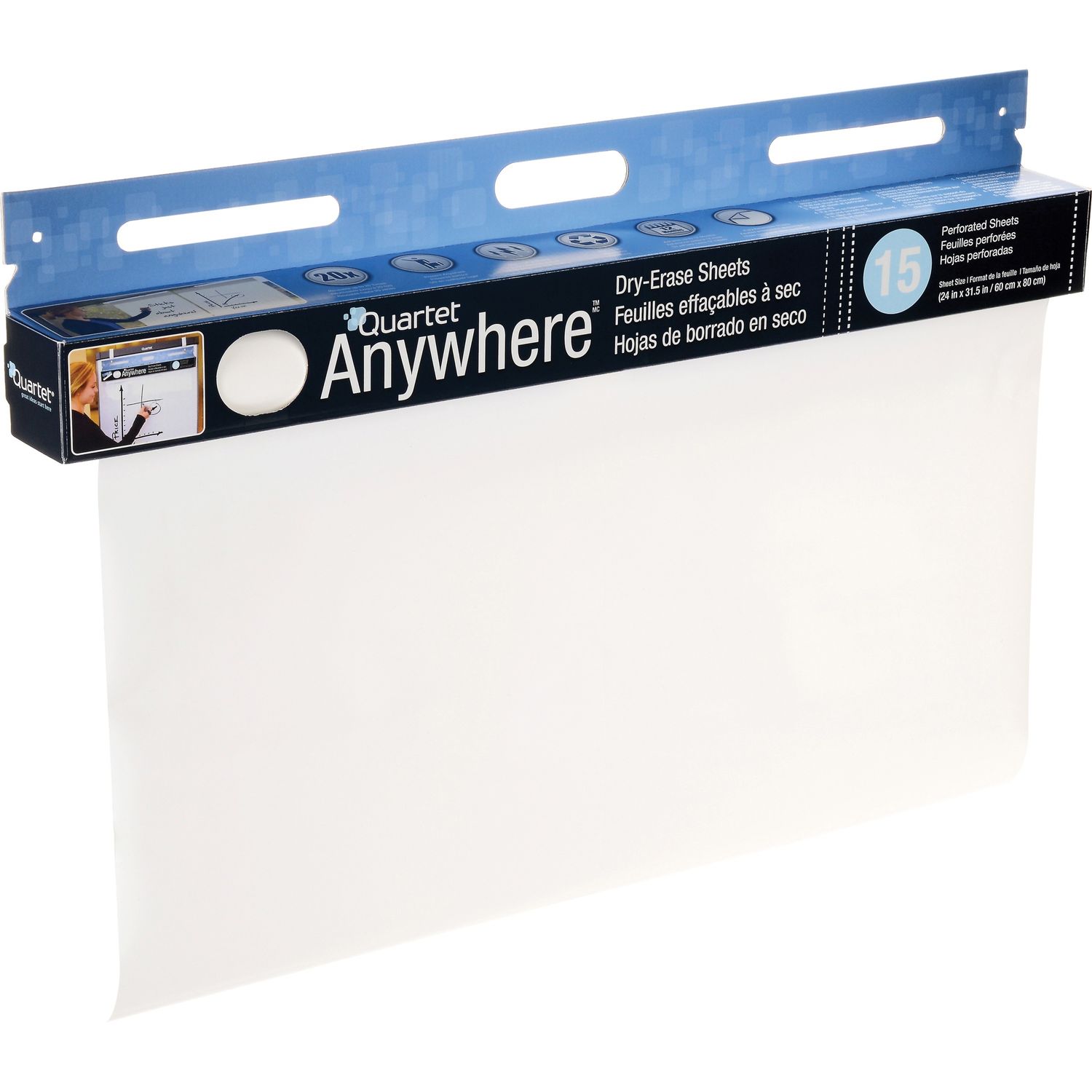 Anywhere Dry-Erase Sheets by ACCO Brands Corporation QRT85563