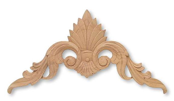 D. Lawless Hardware Plume And Splash Wood Carving ...