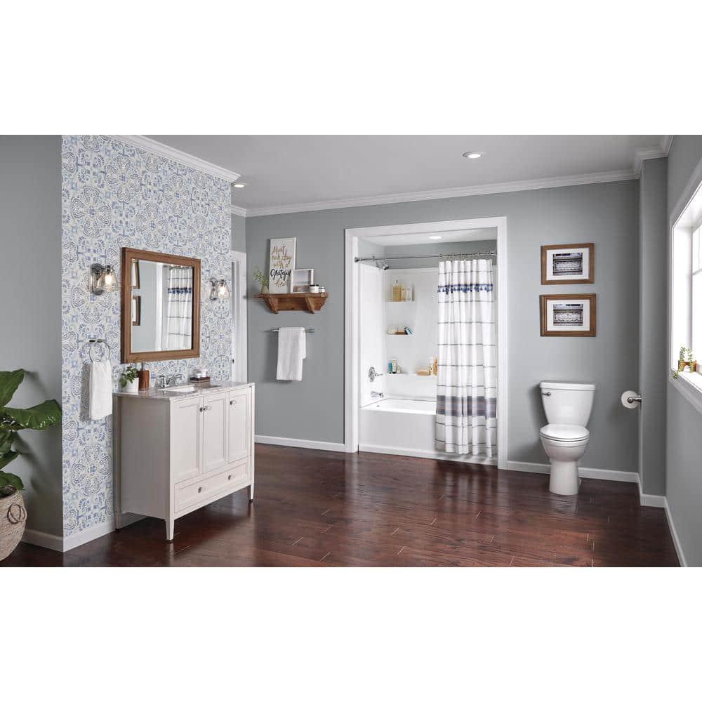 Delta Foundations 2piece 128 GPF Single Flush Elongated Front Toilet in White Seat Included