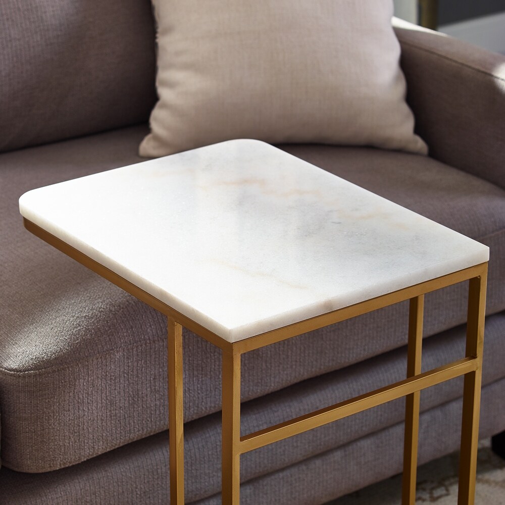 SEI Furniture Fuller Marble C Table