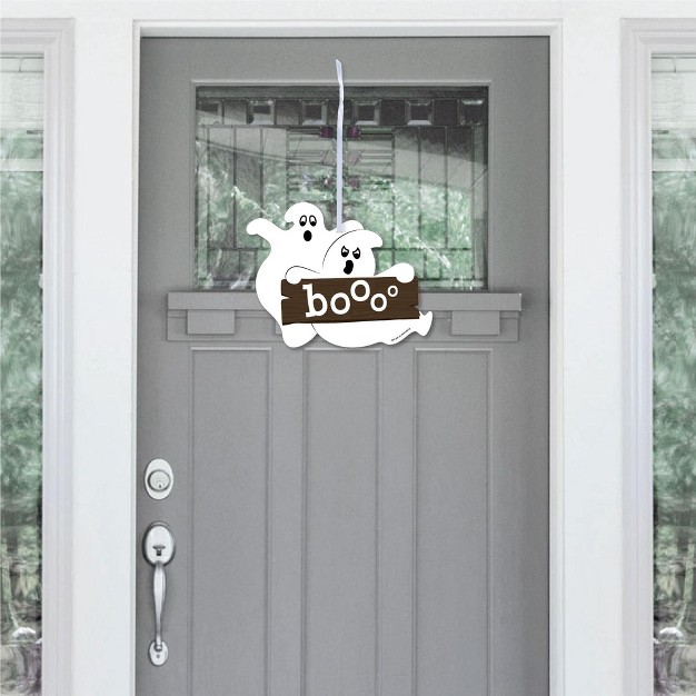 Big Dot Of Happiness Spooky Ghost Hanging Porch Halloween Party Outdoor Decorations Front Door Decor 1 Piece Sign