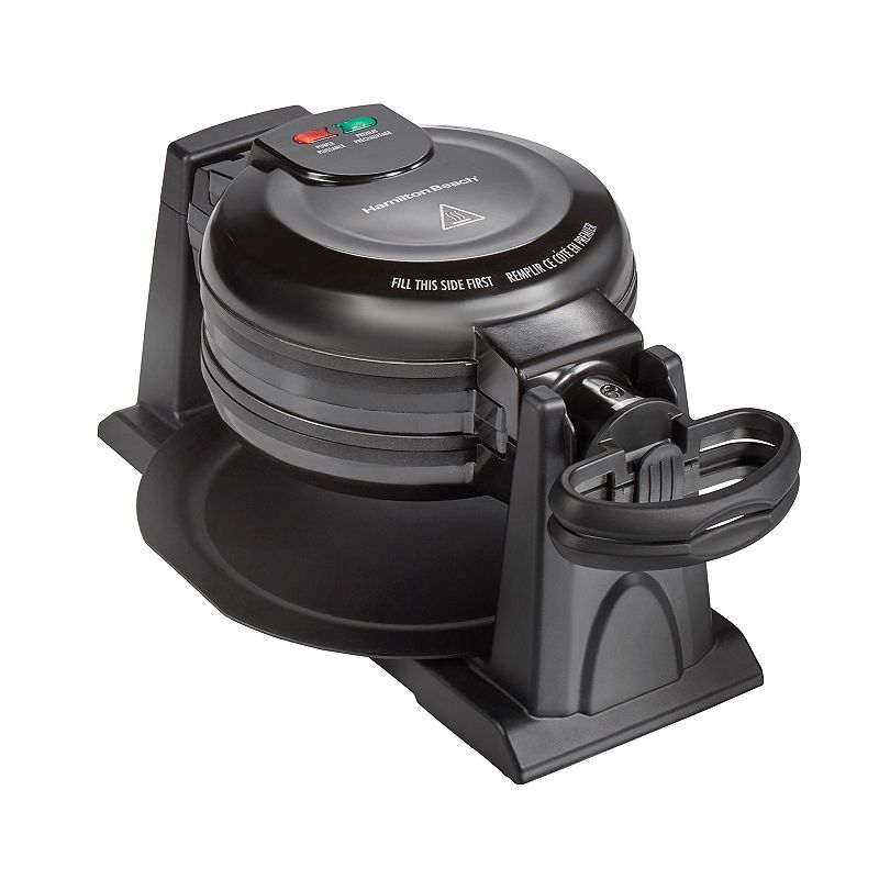 Hamilton Beach Double Belgian Flip Waffle Maker