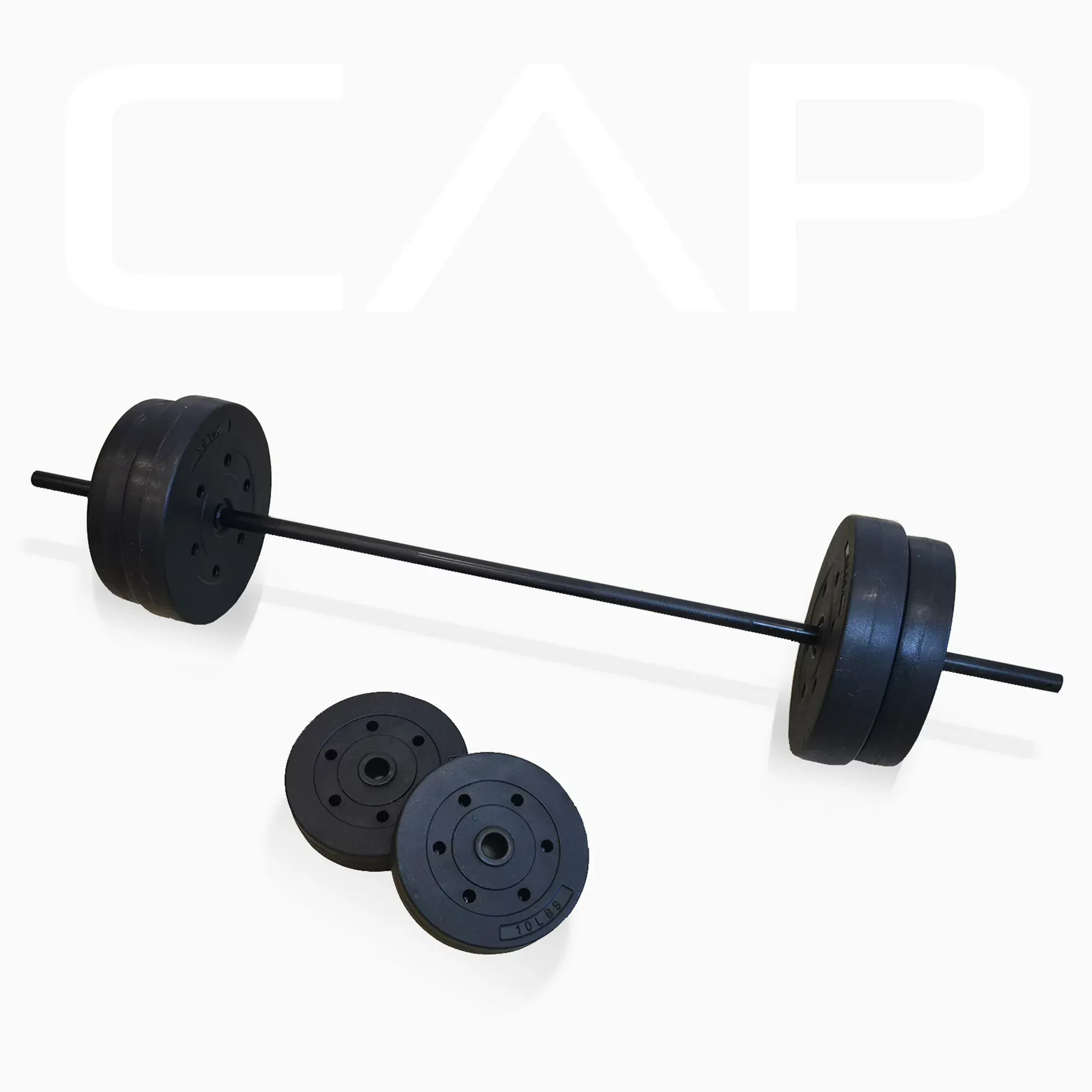 CAP Strength Adjustable Standard Combo Weight Bench with Rack and Leg Extension and 90 lb.