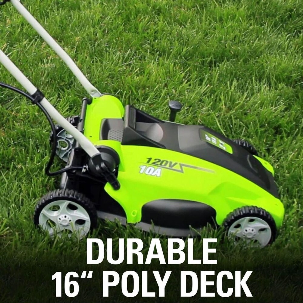 10 Amp 16 Inch Corded Electric Lawn Mower