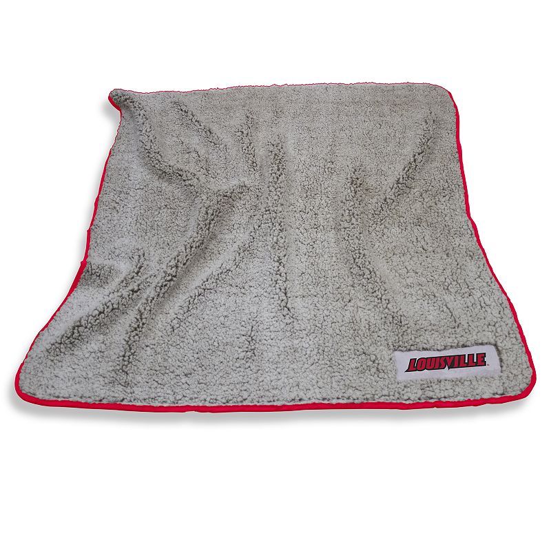 Louisville Cardinals Frosty Fleece Throw Blanket