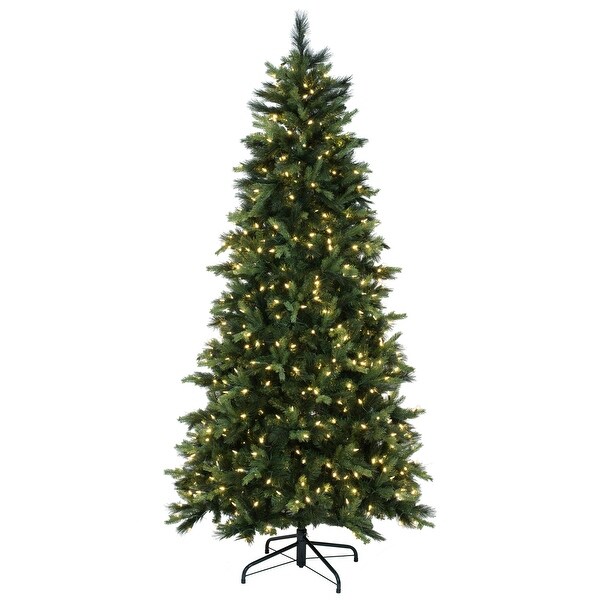 Vickerman 9' x 49 Southern Mixed Spruce Artificial Christmas Tree，DuraLit® LED Warm White Mini Lights