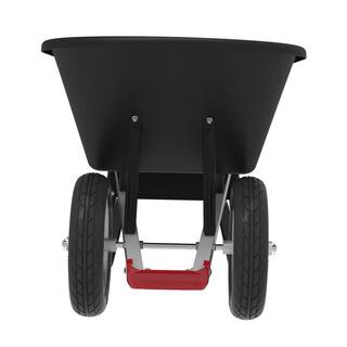 Husky 6 cu. ft. Poly Dual FF Wheelbarrow 35287