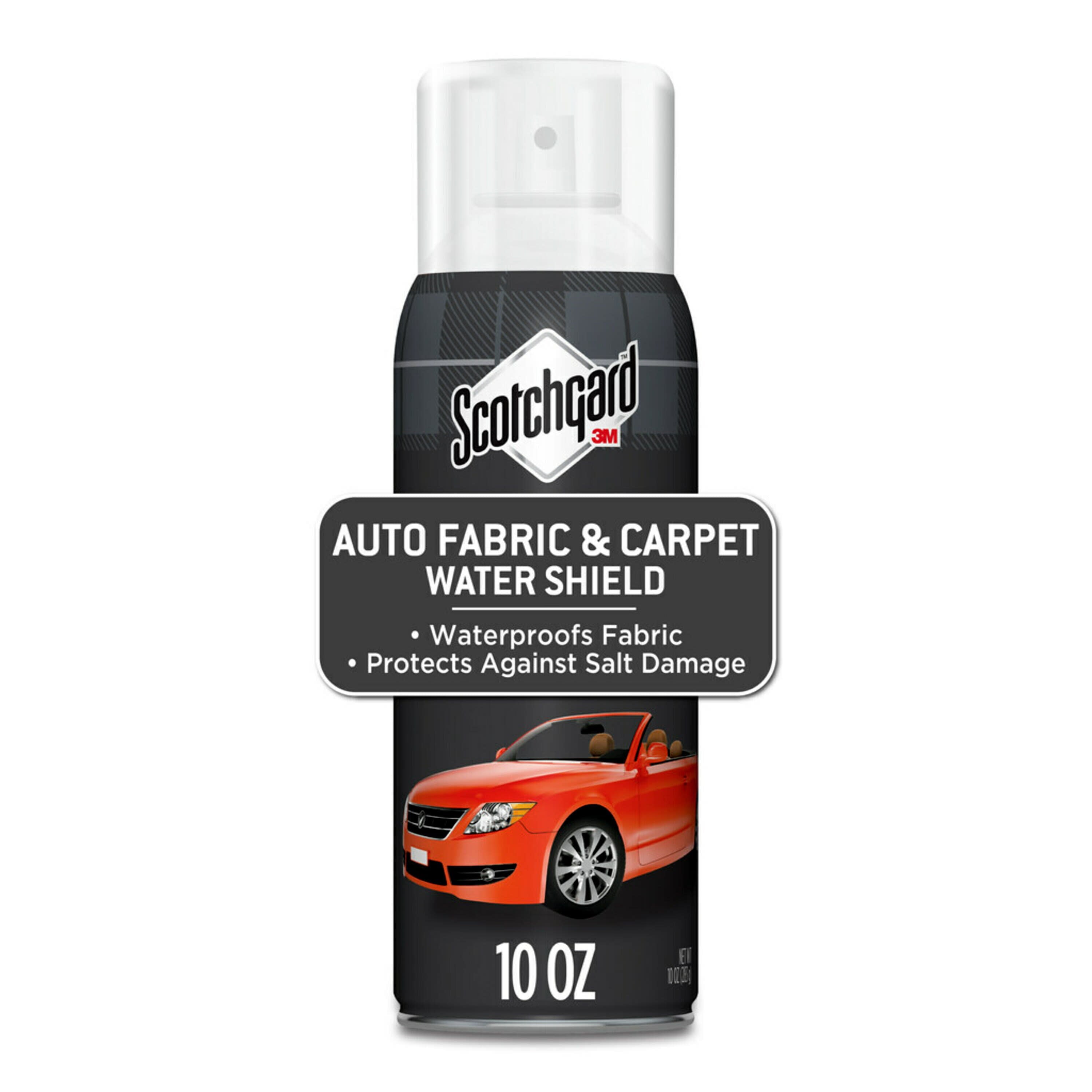 Scotchgard Auto Interior Fabric and Carpet Water Shield Water Repellent Spray， 10 oz Cans