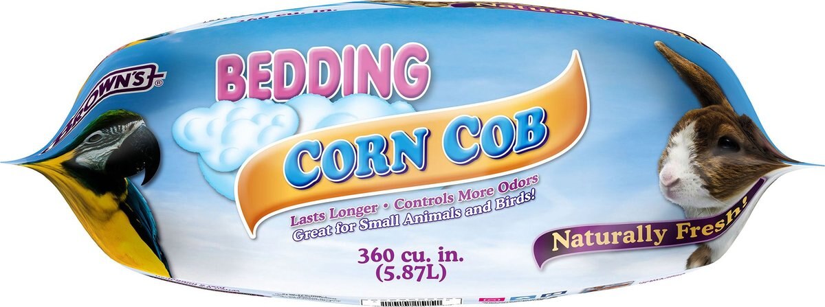 Brown's Naturally Fresh! Corn Cob Small Animal and Bird Bedding