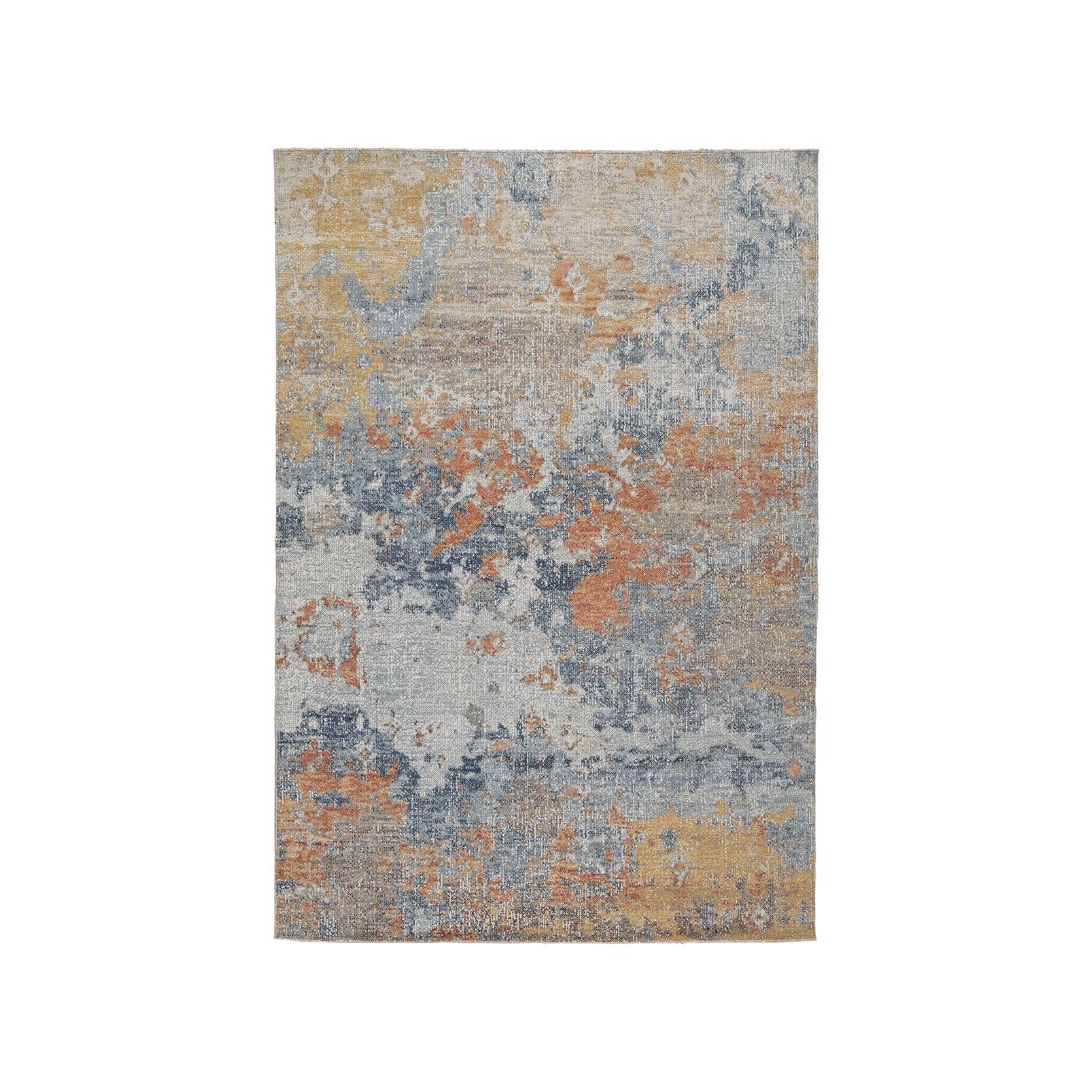 Ashley Wraylen 120 in. L X 94 in. W Multicolored Ethereal Indoor and Outdoor Polypropylene Rug